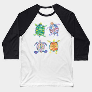 Sea turtles tropical theme Baseball T-Shirt